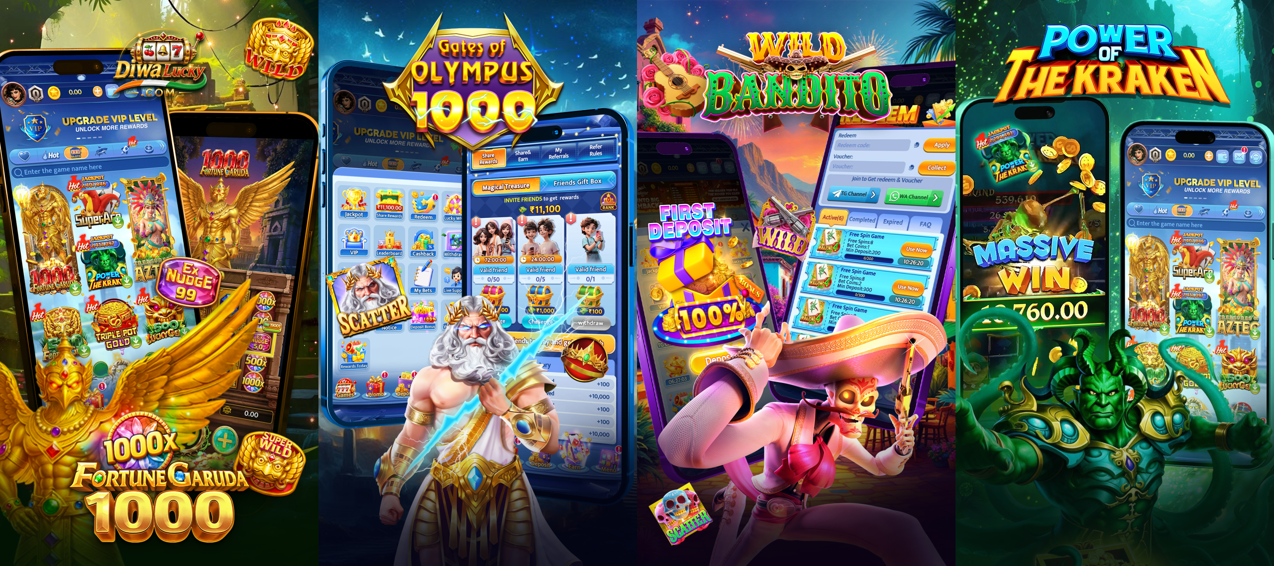 Diwa Lucky App India folio home